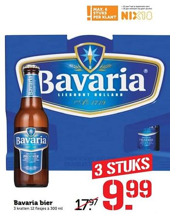 Aanbiedingen Bavaria bier - Bavaria - Geldig van 03/07/2017 tot 09/07/2017 bij Coop