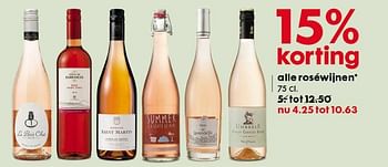 Aanbiedingen Roséwijnen - Rosé wijnen - Geldig van 10/07/2017 tot 30/07/2017 bij Hema