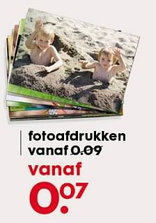 Aanbiedingen Fotoafdrukken - Huismerk - Hema - Geldig van 10/07/2017 tot 30/07/2017 bij Hema