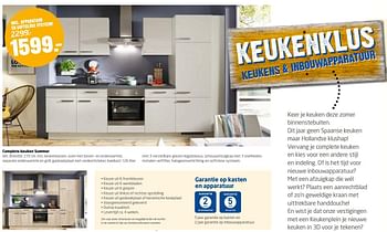 Aanbiedingen Complete keuken summer - Huismerk - Formido - Geldig van 26/06/2017 tot 09/07/2017 bij Formido