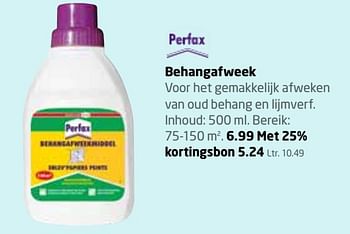 Aanbiedingen Behangafweek - Perfax - Geldig van 26/06/2017 tot 09/07/2017 bij Formido