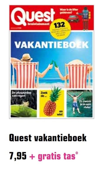 Aanbiedingen Quest vakantieboek - Huismerk - Primera - Geldig van 03/07/2017 tot 27/08/2017 bij Primera