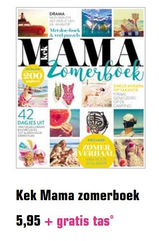 Aanbiedingen Kek mama zomerboek - Huismerk - Primera - Geldig van 03/07/2017 tot 27/08/2017 bij Primera
