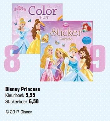 Aanbiedingen Disney princess kleurboek - Disney Princess - Geldig van 03/07/2017 tot 27/08/2017 bij Primera