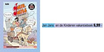 Aanbiedingen Jan jans en de kinderen vakantieboek - Huismerk - Primera - Geldig van 03/07/2017 tot 27/08/2017 bij Primera