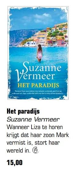 Aanbiedingen Het paradijs suzanne vermeer - Huismerk - Primera - Geldig van 03/07/2017 tot 27/08/2017 bij Primera