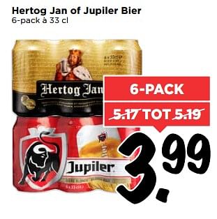 Aanbiedingen Hertog jan of jupiler bier - Huismerk Vomar - Geldig van 02/07/2017 tot 08/07/2017 bij Vomar