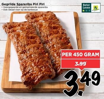 Aanbiedingen Gegrilde spareribs piri piri - Huismerk Vomar - Geldig van 02/07/2017 tot 08/07/2017 bij Vomar