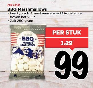 Aanbiedingen Bbq marshmallows - Huismerk Vomar - Geldig van 02/07/2017 tot 08/07/2017 bij Vomar