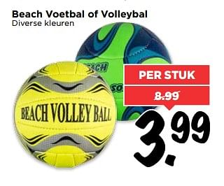 Aanbiedingen Beach voetbal of volleybal - Huismerk Vomar - Geldig van 02/07/2017 tot 08/07/2017 bij Vomar