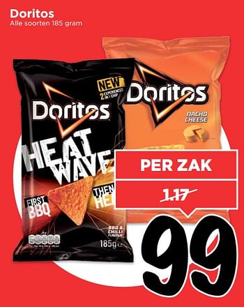 Aanbiedingen Doritos - Doritos - Geldig van 02/07/2017 tot 08/07/2017 bij Vomar