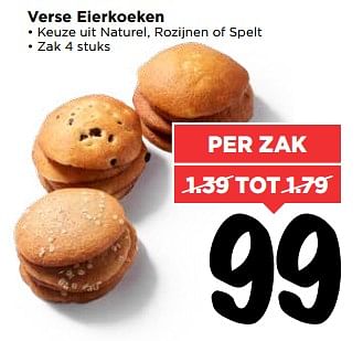 Aanbiedingen Verse eierkoeken - Huismerk Vomar - Geldig van 02/07/2017 tot 08/07/2017 bij Vomar