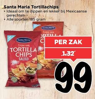 Aanbiedingen Santa maria tortillachips - Santa Maria - Geldig van 02/07/2017 tot 08/07/2017 bij Vomar