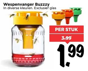 Aanbiedingen Wespenvanger buzzzy - Huismerk Vomar - Geldig van 02/07/2017 tot 08/07/2017 bij Vomar