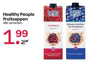 Aanbiedingen Healthy people fruitsappen - Healthy People - Geldig van 27/06/2017 tot 12/07/2017 bij Spar