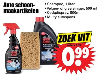 Aanbiedingen Auto schoonmaakartikelen - Extreme Clean - Geldig van 02/07/2017 tot 08/07/2017 bij Lekker Doen