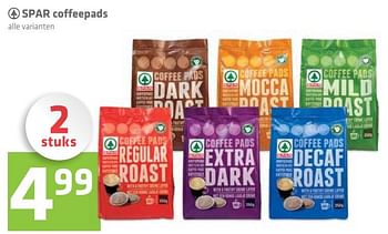 Aanbiedingen Spar coffeepads - Spar - Geldig van 29/06/2017 tot 12/07/2017 bij Attent
