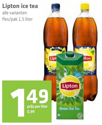 Aanbiedingen Lipton ice tea - Lipton - Geldig van 29/06/2017 tot 12/07/2017 bij Attent