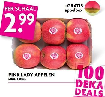 Aanbiedingen Pink lady appelen - Huismerk - Deka Markt - Geldig van 02/07/2017 tot 08/07/2017 bij Deka Markt