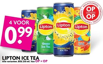 Aanbiedingen Lipton ice tea - Lipton - Geldig van 02/07/2017 tot 08/07/2017 bij Deka Markt