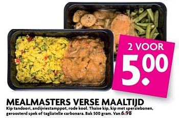 Aanbiedingen Mealmasters verse maaltijd - Mealmasters - Geldig van 02/07/2017 tot 08/07/2017 bij Deka Markt