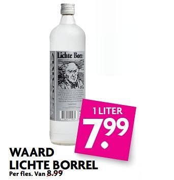 Aanbiedingen Waard lichte borrel - Waard Lichte - Geldig van 02/07/2017 tot 08/07/2017 bij Deka Markt