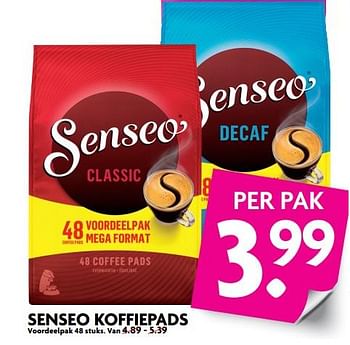 Aanbiedingen Senseo koffiepads - Douwe Egberts - Geldig van 02/07/2017 tot 08/07/2017 bij Deka Markt
