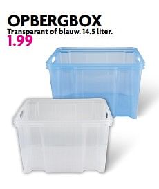 Aanbiedingen Opbergbox - Huismerk - Deka Markt - Geldig van 02/07/2017 tot 08/07/2017 bij Deka Markt