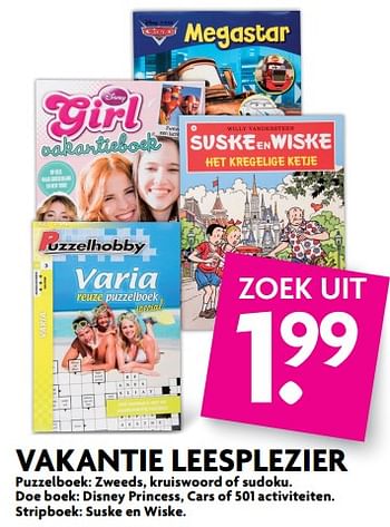 Aanbiedingen Vakantie leesplezier - Huismerk - Deka Markt - Geldig van 02/07/2017 tot 08/07/2017 bij Deka Markt