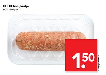 Aanbiedingen Deen andijkertje - Huismerk deen supermarkt - Geldig van 02/07/2017 tot 08/07/2017 bij Deen Supermarkten