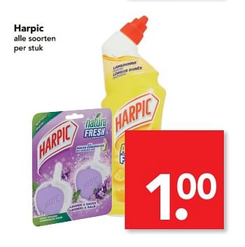 Aanbiedingen Harpic - Harpic - Geldig van 02/07/2017 tot 08/07/2017 bij Deen Supermarkten