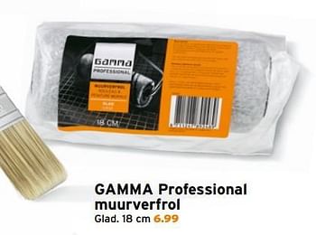 Aanbiedingen Gamma professional muurverfrol - Huismerk - Gamma - Geldig van 03/07/2017 tot 09/07/2017 bij Gamma