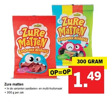 Aanbiedingen Zure matten - Huismerk - Lidl - Geldig van 02/07/2017 tot 09/07/2017 bij Lidl