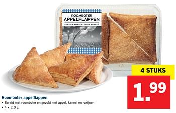 Aanbiedingen Roomboter appelflappen - Huismerk - Lidl - Geldig van 02/07/2017 tot 09/07/2017 bij Lidl