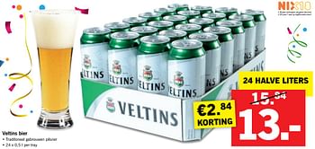 Aanbiedingen Veltins bier - Veltins - Geldig van 02/07/2017 tot 09/07/2017 bij Lidl