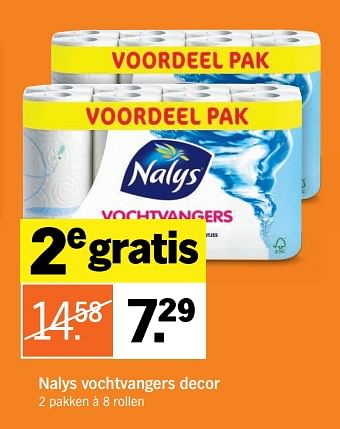 Aanbiedingen Nalys vochtvangers decor - Nalys - Geldig van 03/07/2017 tot 09/07/2017 bij Albert Heijn