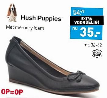 Aanbiedingen Schoenen - Hush Puppies - Geldig van 03/07/2017 tot 16/07/2017 bij Scapino