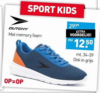 Aanbiedingen Sport kids - Dutchy - Geldig van 03/07/2017 tot 16/07/2017 bij Scapino