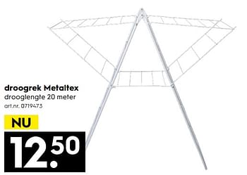 Aanbiedingen Droogrek metaltex - Metaltex - Geldig van 01/07/2017 tot 12/07/2017 bij Blokker