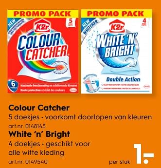 Aanbiedingen Colour catcher - K2R - Geldig van 01/07/2017 tot 12/07/2017 bij Blokker