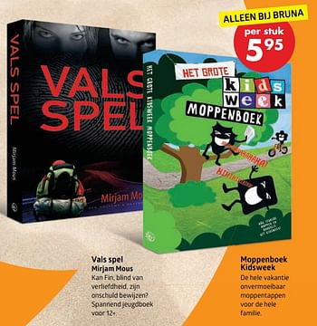 Aanbiedingen Vals spel mirjam mous - Huismerk-Bruna - Geldig van 29/06/2017 tot 09/08/2017 bij Bruna