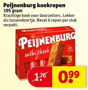 Aanbiedingen Peijnenburg koekrepen - Peijnenburg - Geldig van 04/07/2017 tot 09/07/2017 bij Kruidvat
