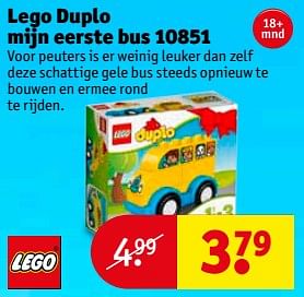 Aanbiedingen Lego duplo mijn eerste bus - Lego - Geldig van 04/07/2017 tot 09/07/2017 bij Kruidvat