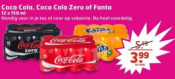 Aanbiedingen Coca cola, coca cola zero of fanta - Huismerk - Trekpleister - Geldig van 04/07/2017 tot 16/07/2017 bij Trekpleister