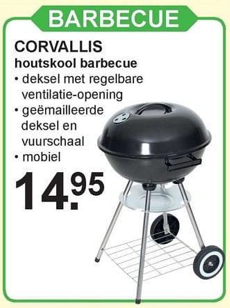 Aanbiedingen Barbecue corvallis houtskool barbecue - Huismerk - Van Cranenbroek - Geldig van 03/07/2017 tot 22/07/2017 bij Van Cranenbroek