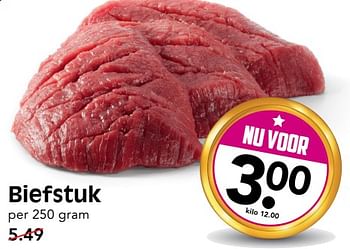 Aanbiedingen Biefstuk - Huismerk - Em-té - Geldig van 02/07/2017 tot 08/07/2017 bij Em-té