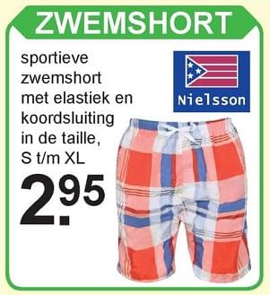 Aanbiedingen Zwemshort - Nielsson - Geldig van 03/07/2017 tot 22/07/2017 bij Van Cranenbroek