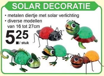 Aanbiedingen Solar decoratie - Huismerk - Van Cranenbroek - Geldig van 03/07/2017 tot 22/07/2017 bij Van Cranenbroek