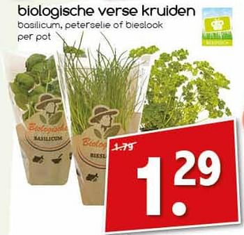 Aanbiedingen Biologische verse kruiden - Huismerk - Agrimarkt - Geldig van 04/07/2017 tot 09/07/2017 bij Agrimarkt