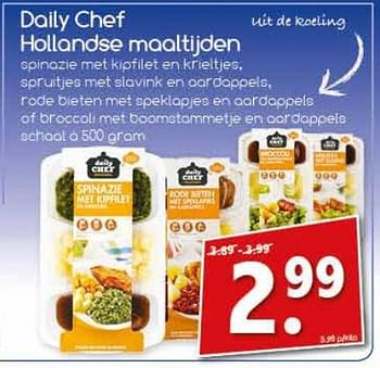 Aanbiedingen Daily chef hollandse maaltijden - Daily chef - Geldig van 04/07/2017 tot 09/07/2017 bij Agrimarkt